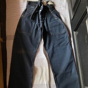 Free people easy barrels with waist tie.